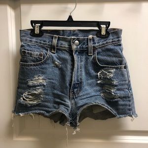 Custom Vintage Levi Shorts